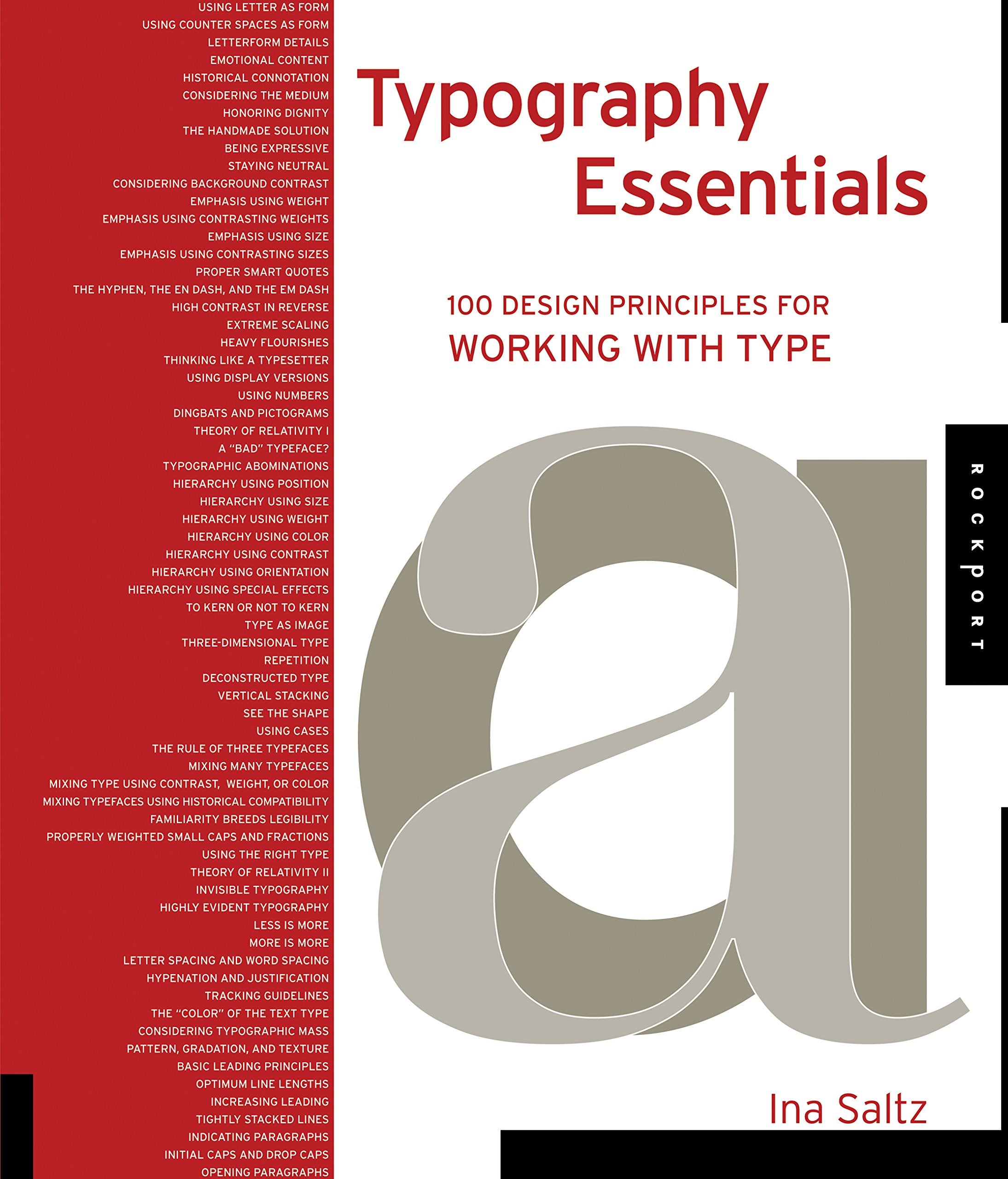 Typography Essentials: 100 Design Principles for Working with Type,Used