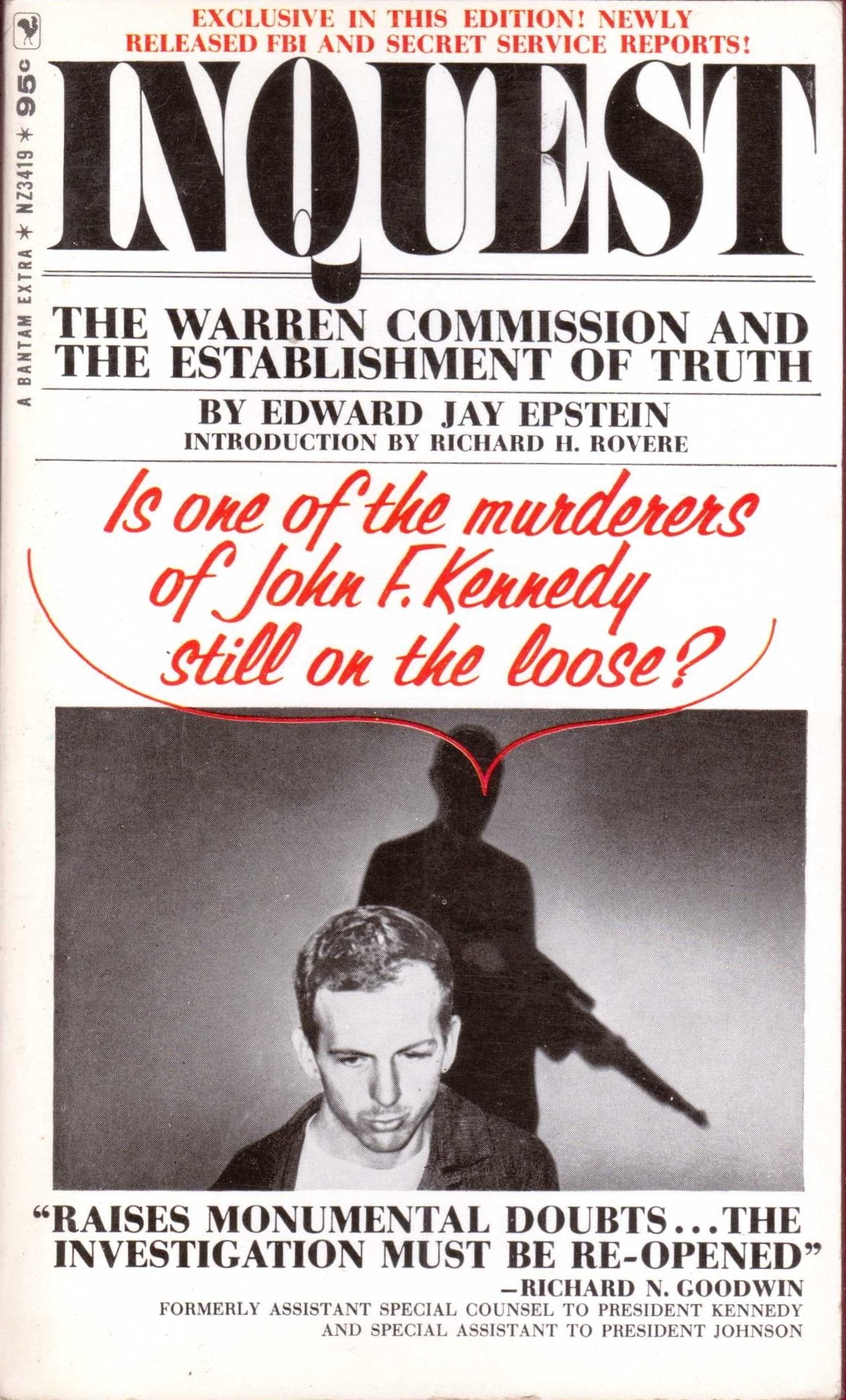 Inquest: The Warren Commission And The Establishment Of Truth,Used
