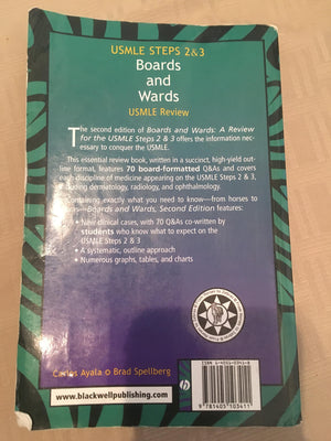 Boards and Wards: A Review for USMLE Steps 2&3,Used