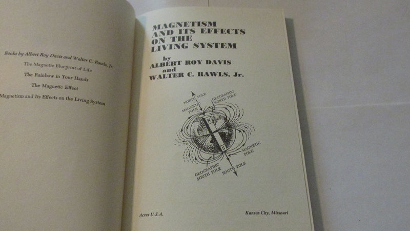 Magnetism and Its Effects on the Living System,Used