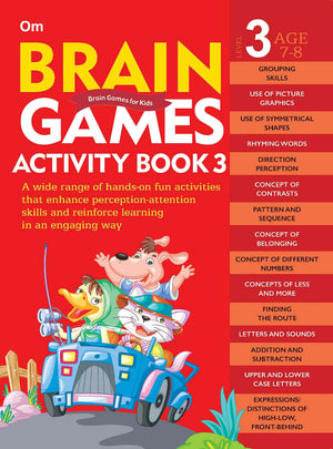 Activity Book: Brain Games For Kids - Brain Games Activity Book Level 3 - Book-3