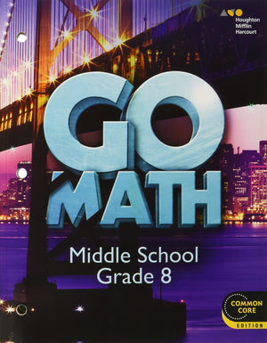 Student Interactive Worktext Grade 8 2014 (Go Math!),Used
