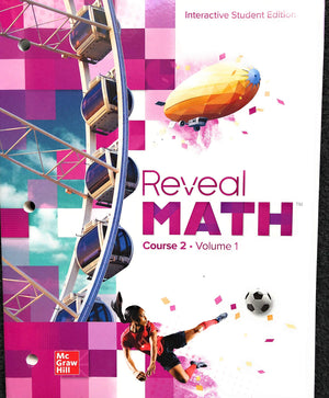 Reveal Math Course 2, Interactive Student Edition, Volume 1 (Math Applic & Conn Crse)-used