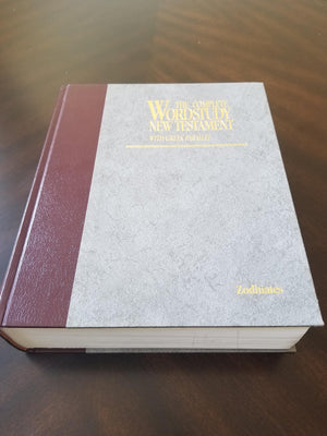 Complete Word Study New Testament W/ Parallel Greek: Kjv Edition (Word Study Series) (English And Ancient Greek Edition),Used
