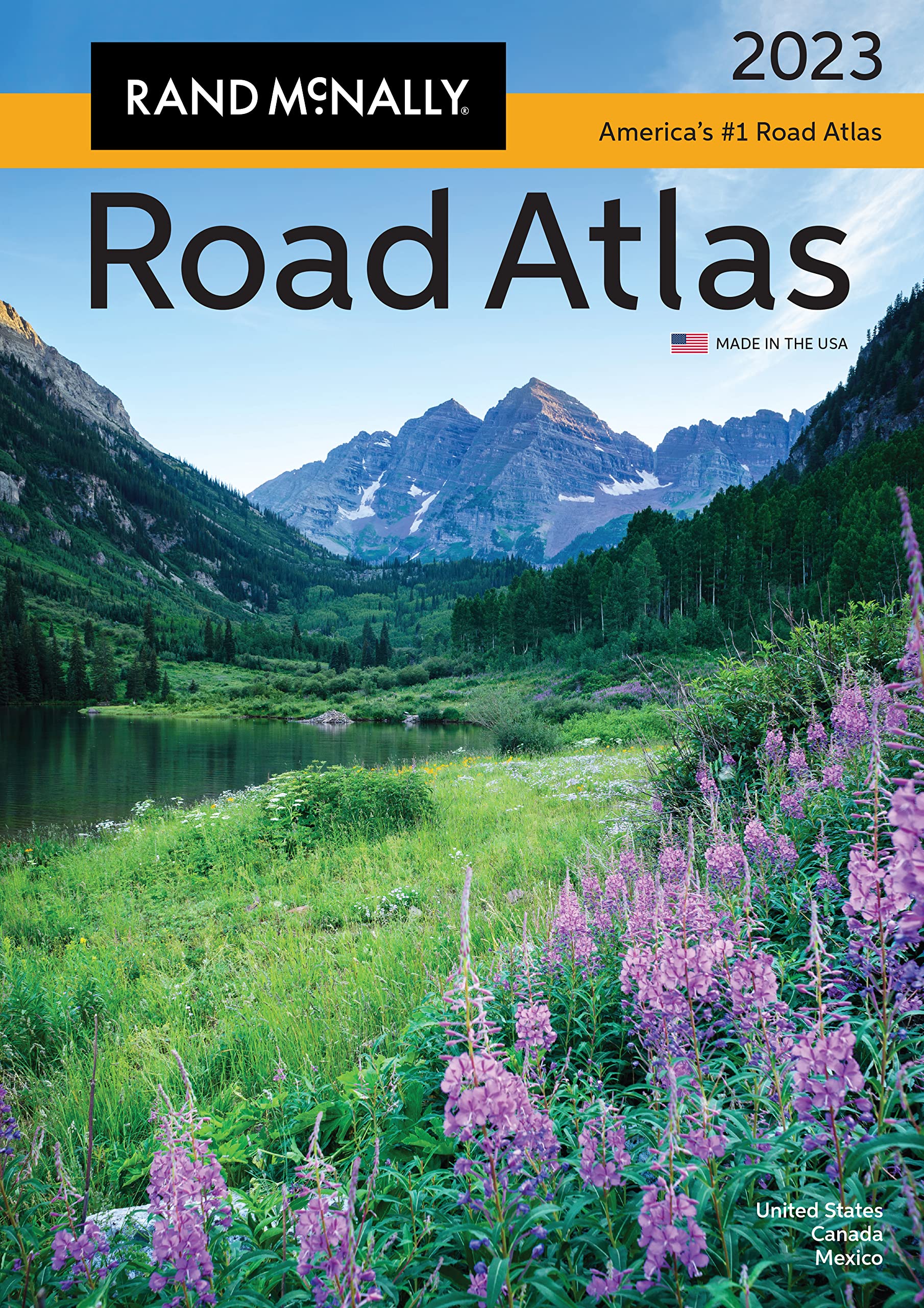 Rand Mcnally 2023 Road Atlas: United States, Canada, Mexico (Rand Mcnally Road Atlas)-used