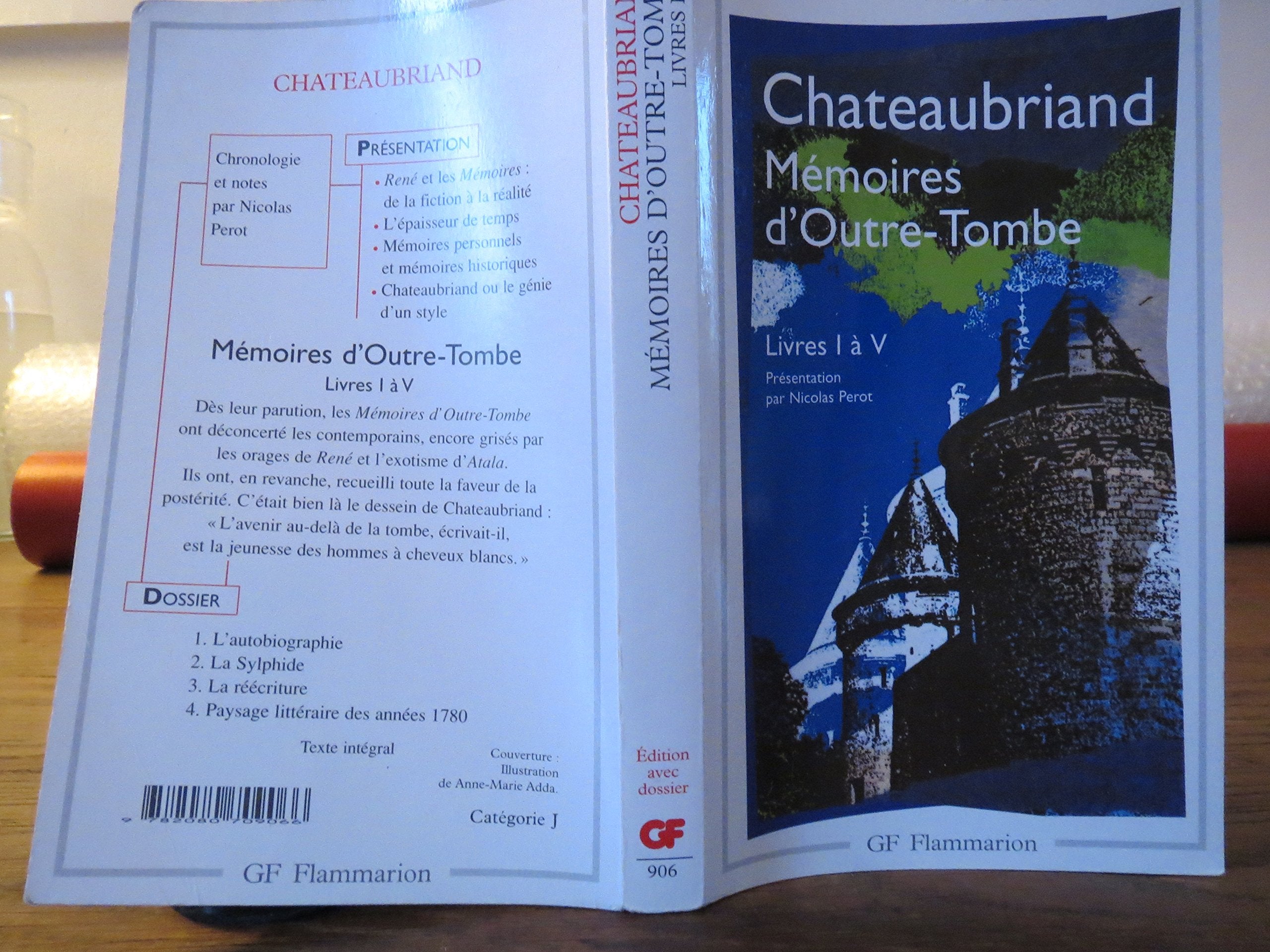Memoires d'outretombe  Livres IX  XII (Grand format) (French Edition),New