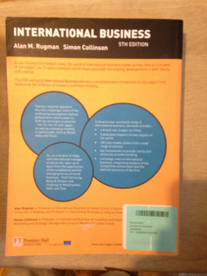 International Business (5th Edition),Used