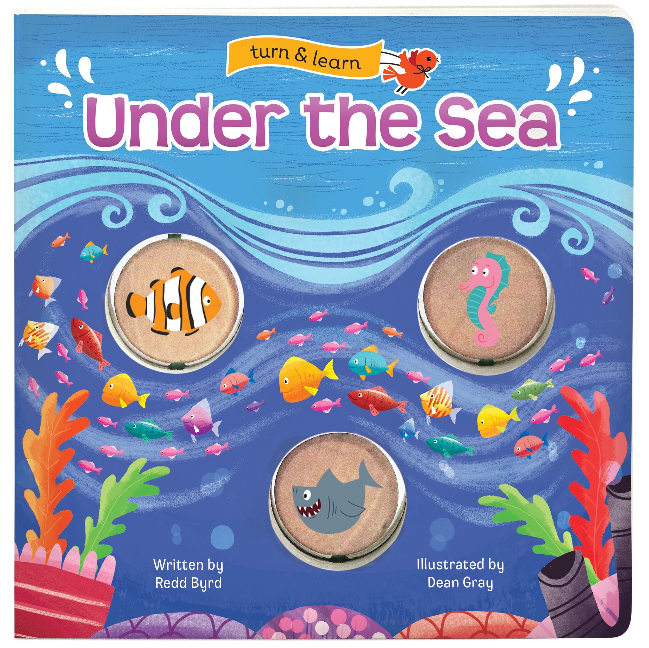 Under the Sea: Turn & Learn Board Book,Used