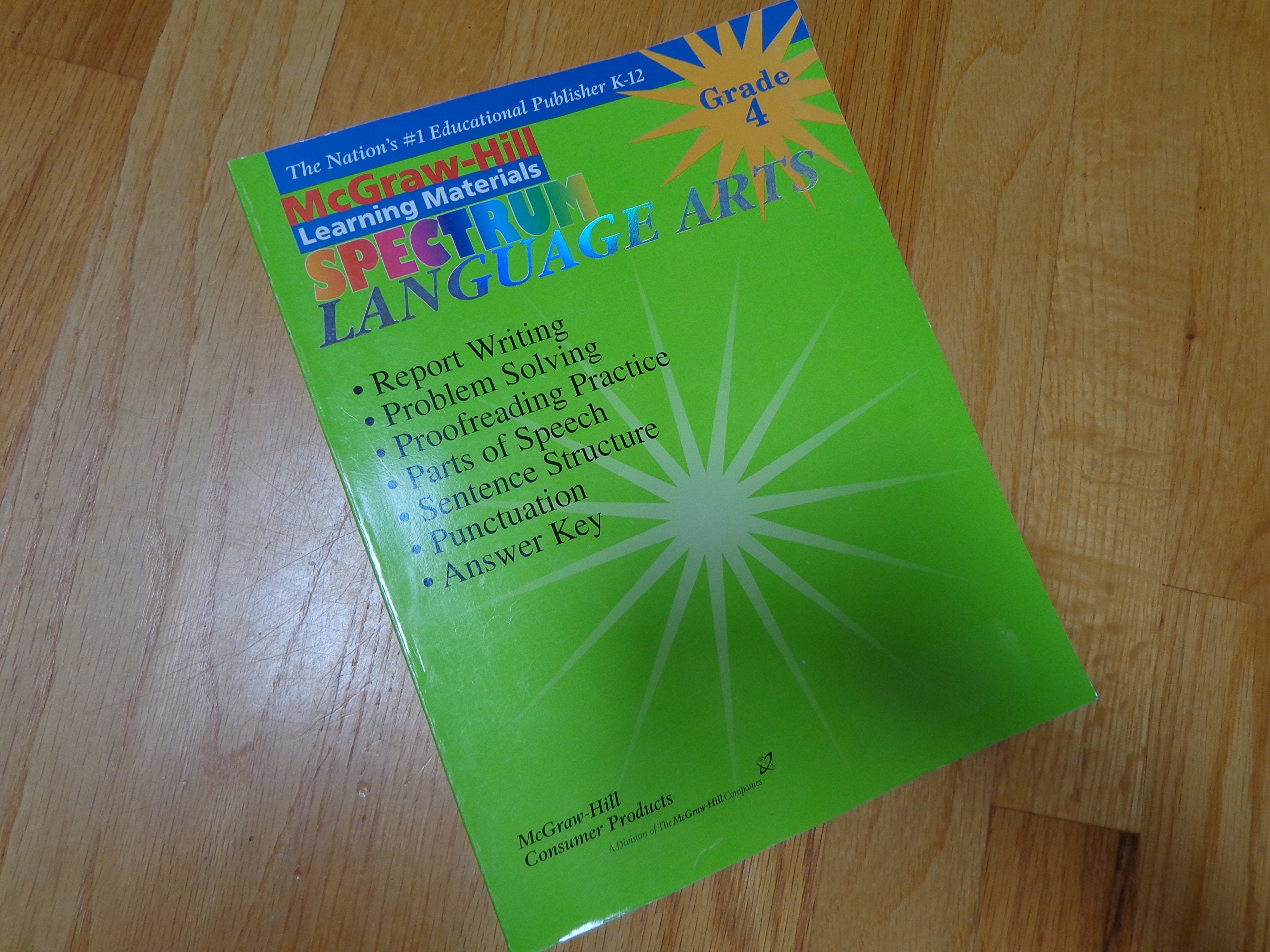 Language Arts Grade 4 (Spectrum),Used