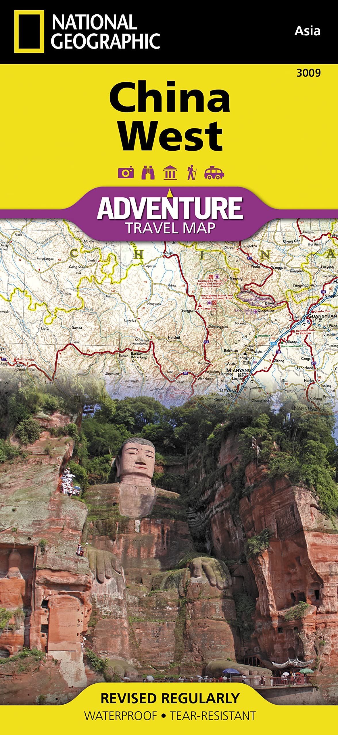 China West Map (National Geographic Adventure Map, 3009)