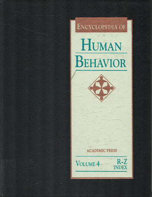 Encyclopedia of Human Behavior, FourVolume Set: 14,Used