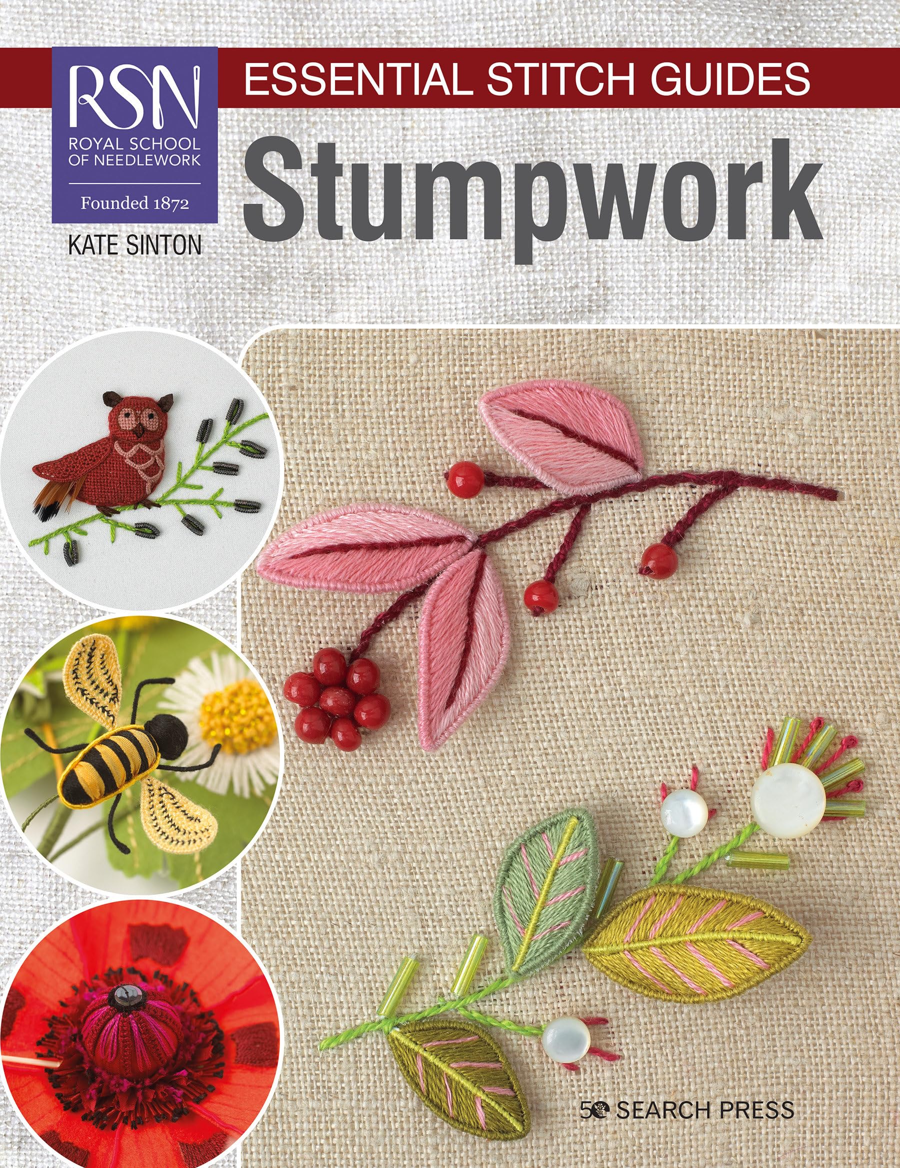 RSN Essential Stitch Guides: Stumpwork  large format edition (RSN ESG LF),Used