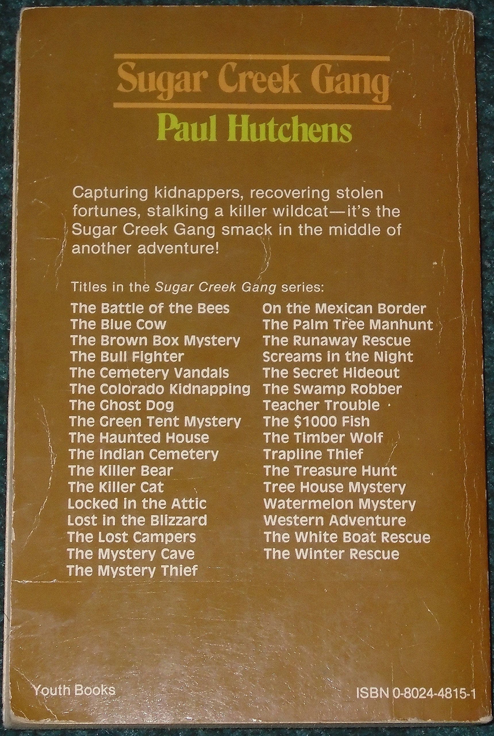 The Thousand Dollar Fish (Sugar Creek Gang (Paperback)),Used