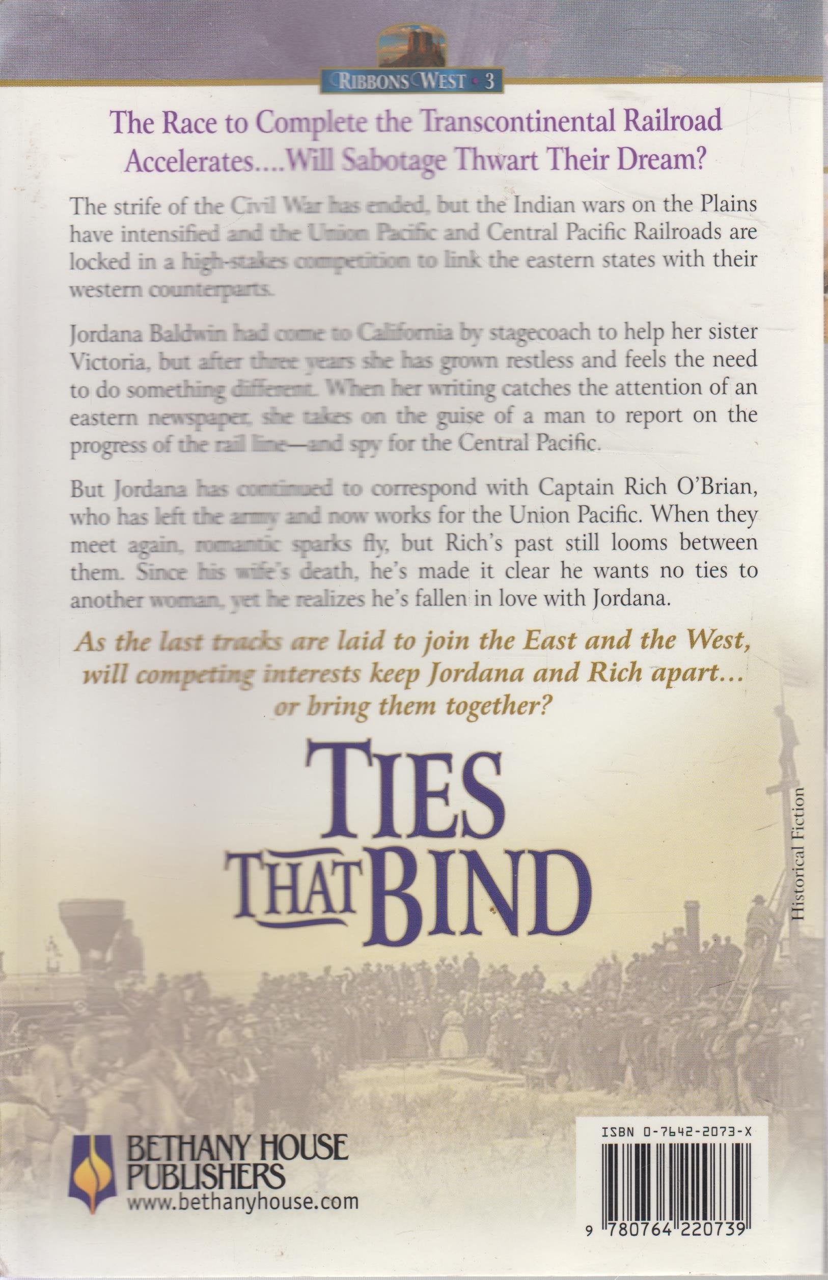 Ribbons West: Westward the Dream; Separate Roads; Ties That Bind,Used