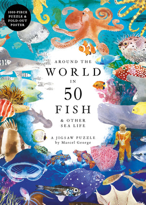 Around The World 50 Fish 1000Pc Puzzle