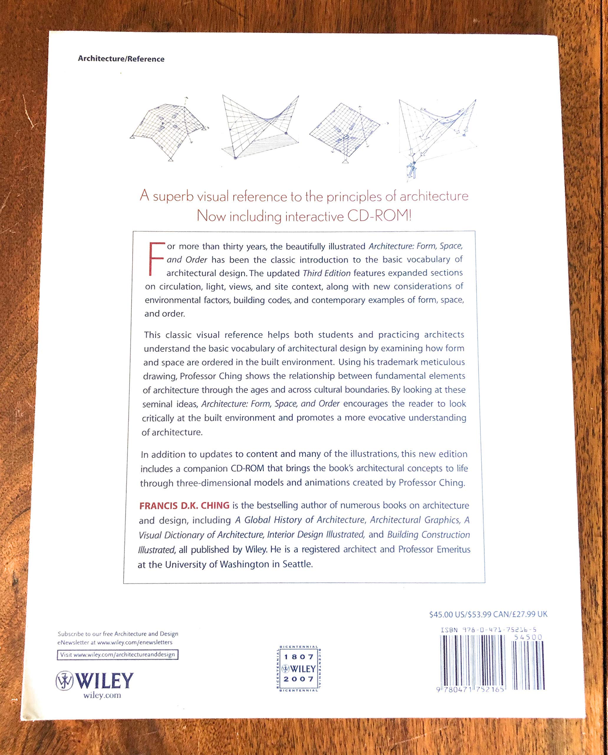 Architecture: Form, Space, & Order,Used