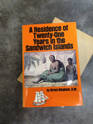 Residence Of Twentyone Years In The Sandwich Islands,Used