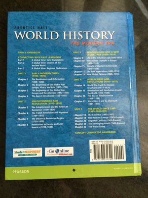 World History  The Modern Era,New