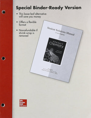 Loose Leaf Student Solutions Manual Organic Chemistry,Used