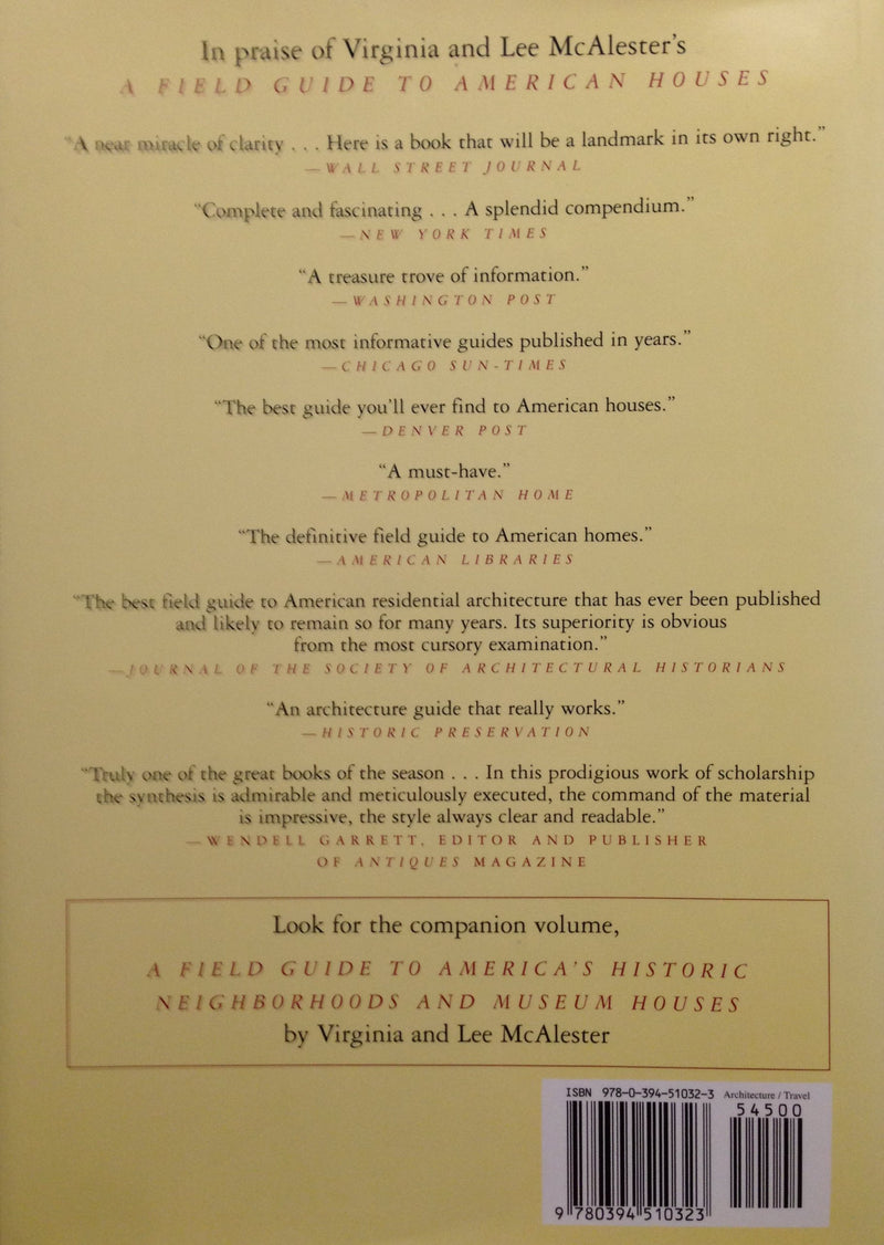 A Field Guide to American Houses,New