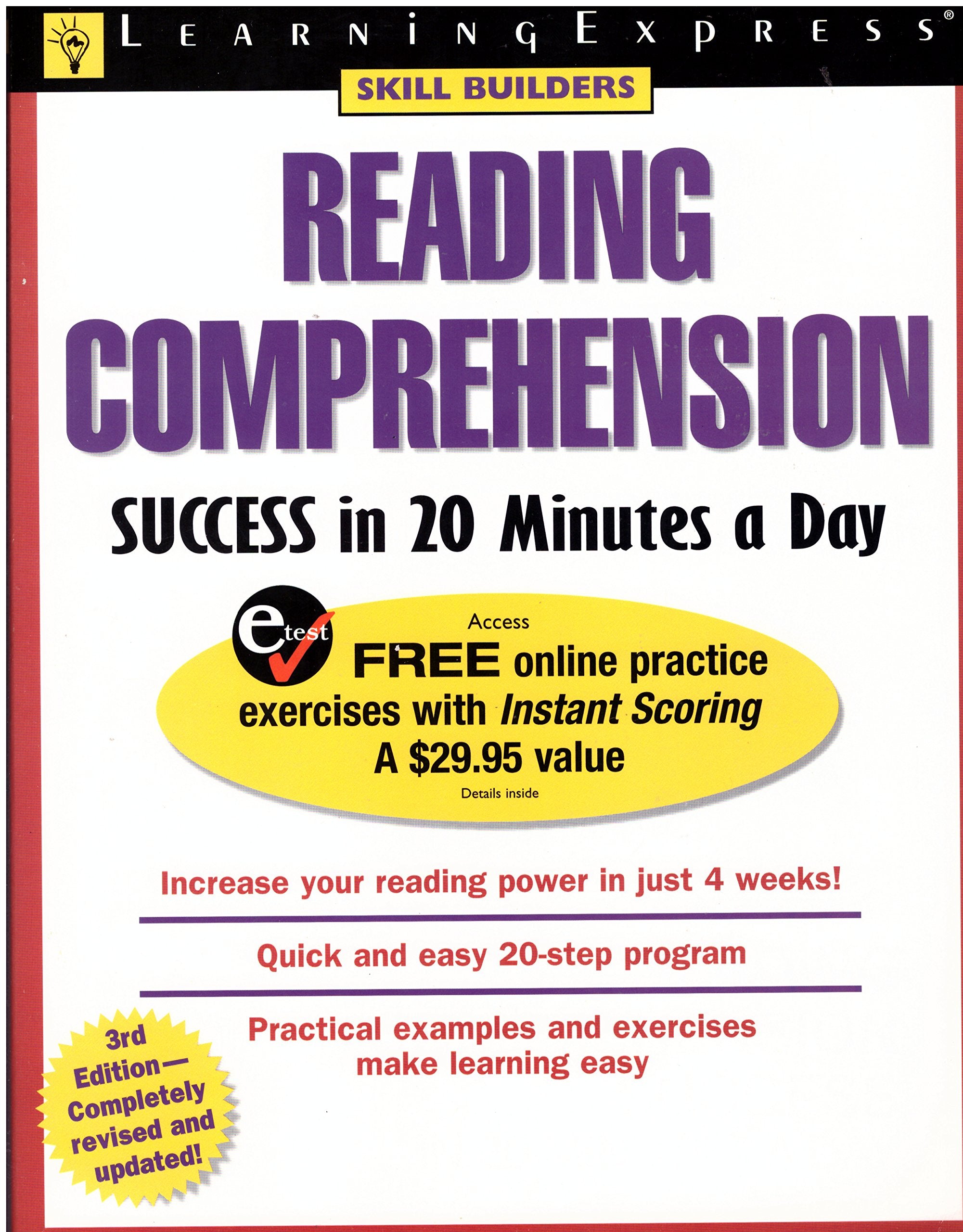 Reading Comprehension Success in 20 Minutes a Day (Skill Builders),New