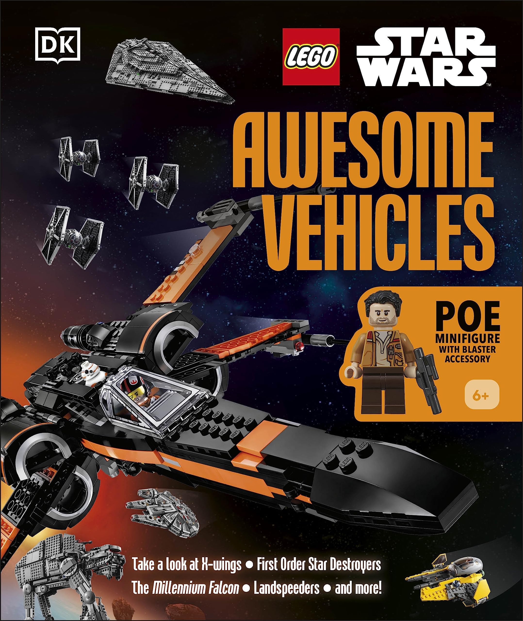 Lego Star Wars Awesome Vehicles: With Poe Dameron Minifigure And Accessory,New