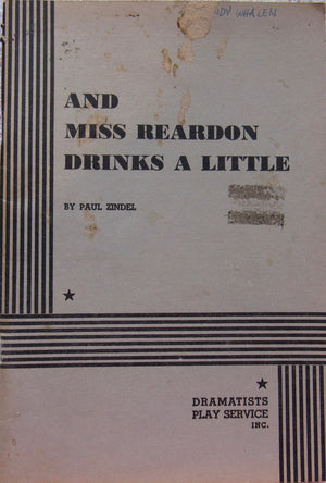And Miss Reardon Drinks a Little (Acting Edition for Theater Productions),Used