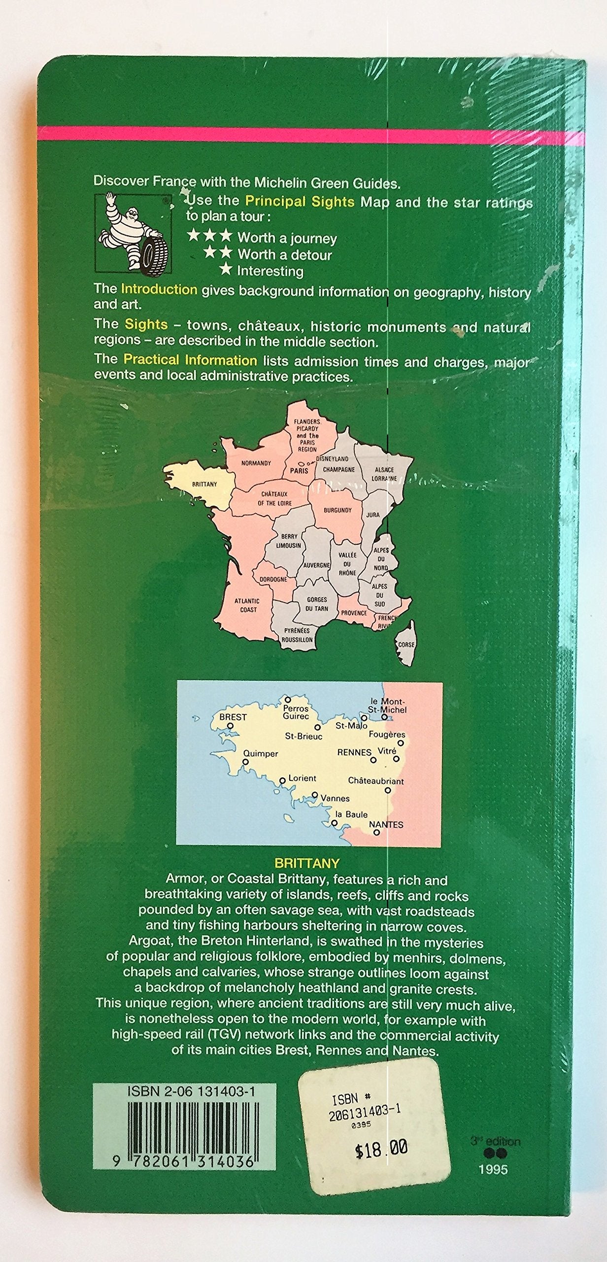 Michelin Green Guide: Brittany/314,Used