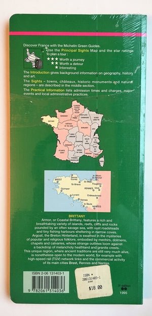 Michelin Green Guide: Brittany/314,Used