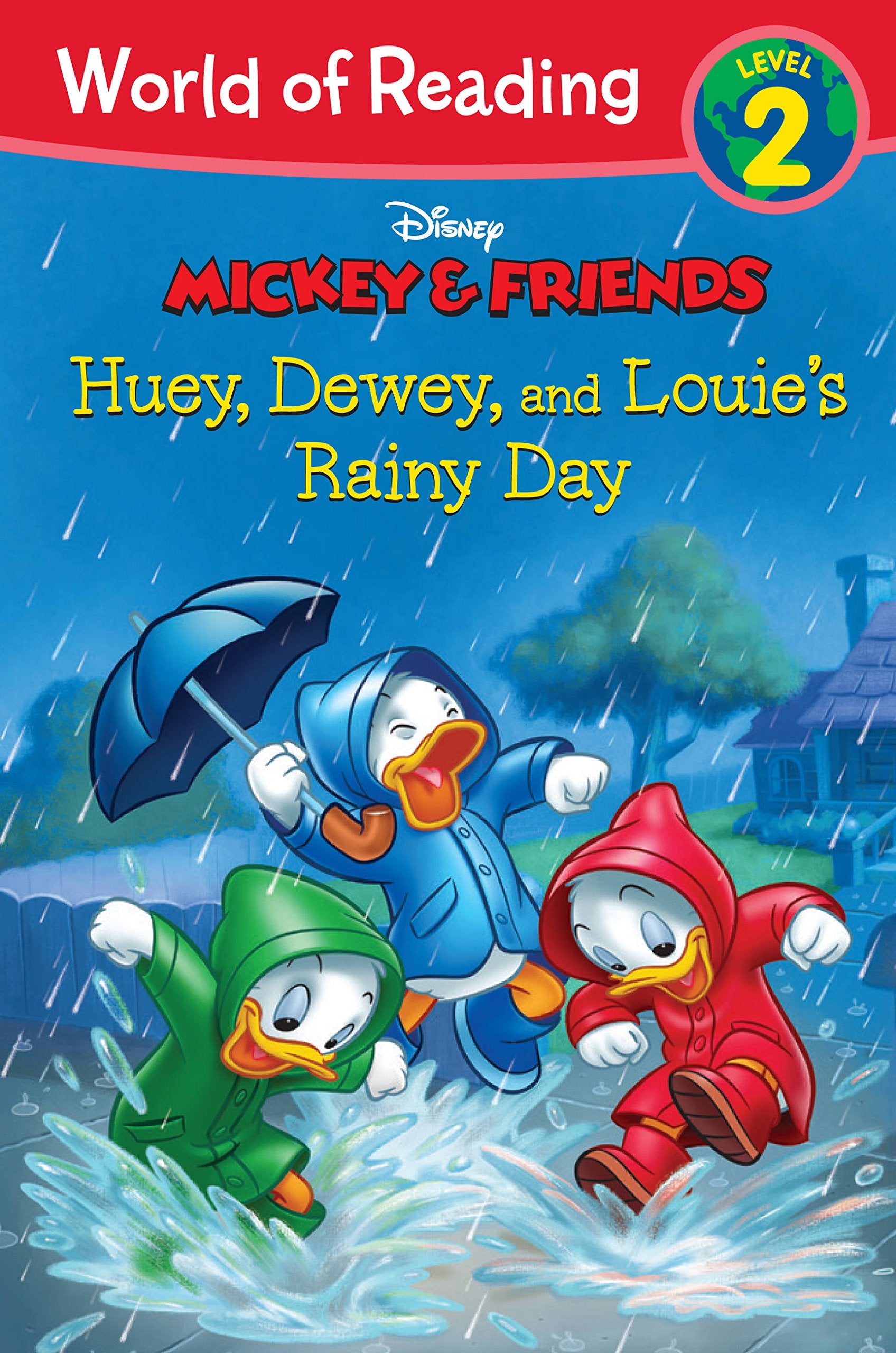 Mickey & Friends: Huey, Dewey, and Louie's Rainy Day Adventure (World of Reading),Used