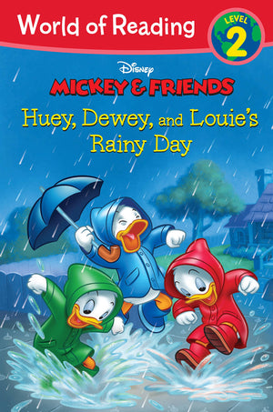 Mickey & Friends: Huey, Dewey, and Louie's Rainy Day Adventure (World of Reading),Used