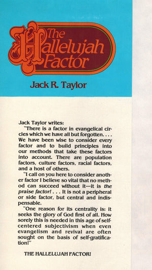Hallelujah Factor: An Adventure Into The Principles And Practices Of Praise,Used