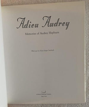Adieu Audrey: Memories of Audrey Hepburn,Used