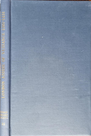 London Assize of Nuisance 1301  1431 (London Record Society, 10),Used