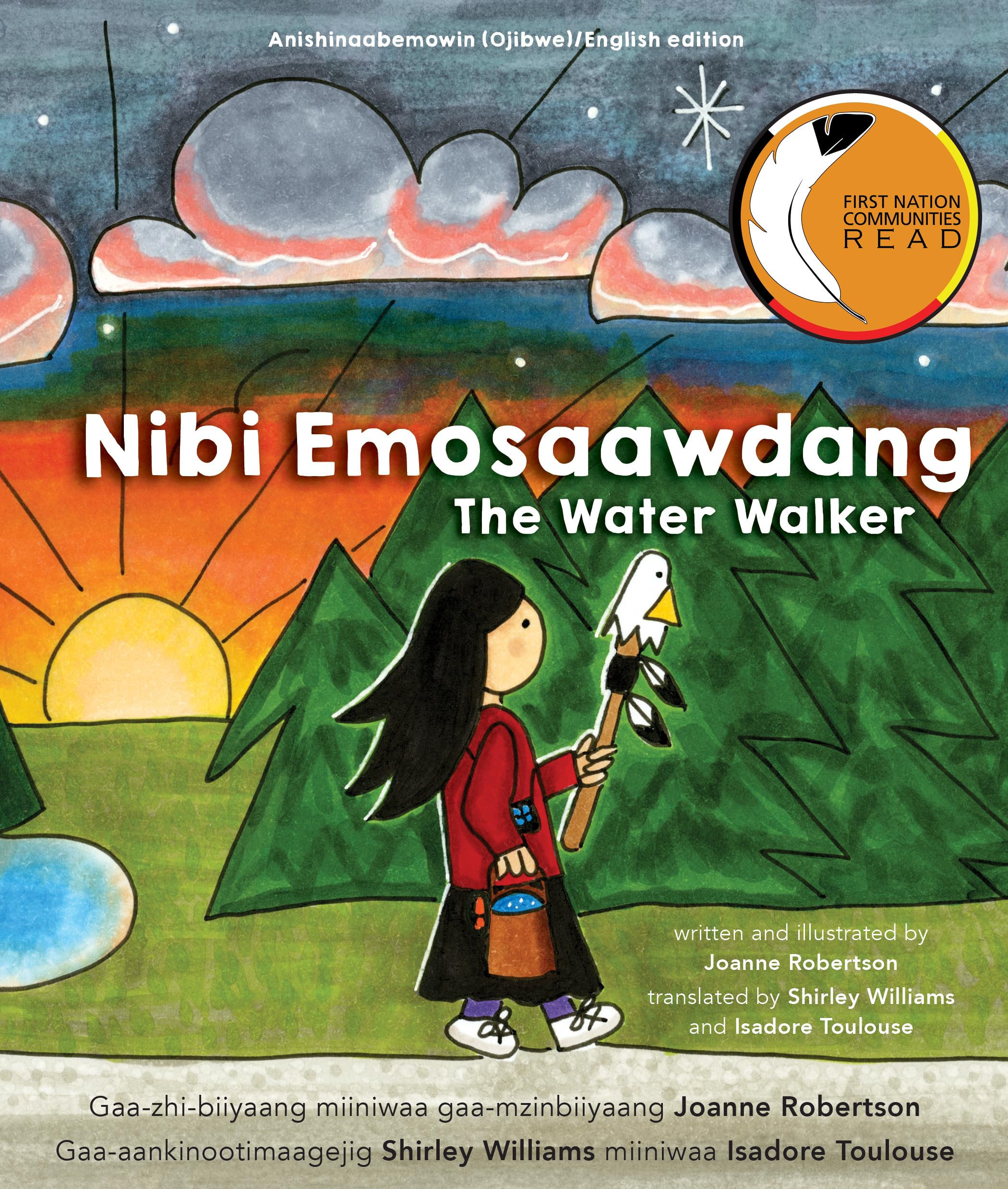 Nibi Emosaawdang / The Water Walker (English and Ojibwa Edition),Used