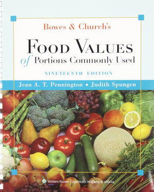 Bowes & Church's Food Values of Portions Commonly Used,Used