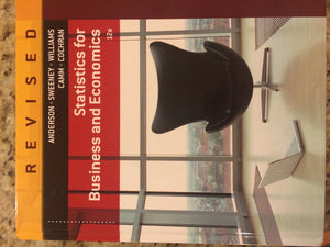Statistics for Business & Economics, Revised,Used