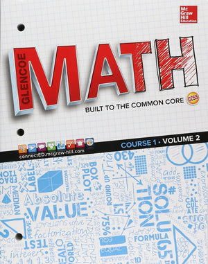 Glencoe Math, Course 1, Student Edition, Volume 2 (MATH APPLIC & CONN CRSE),Used