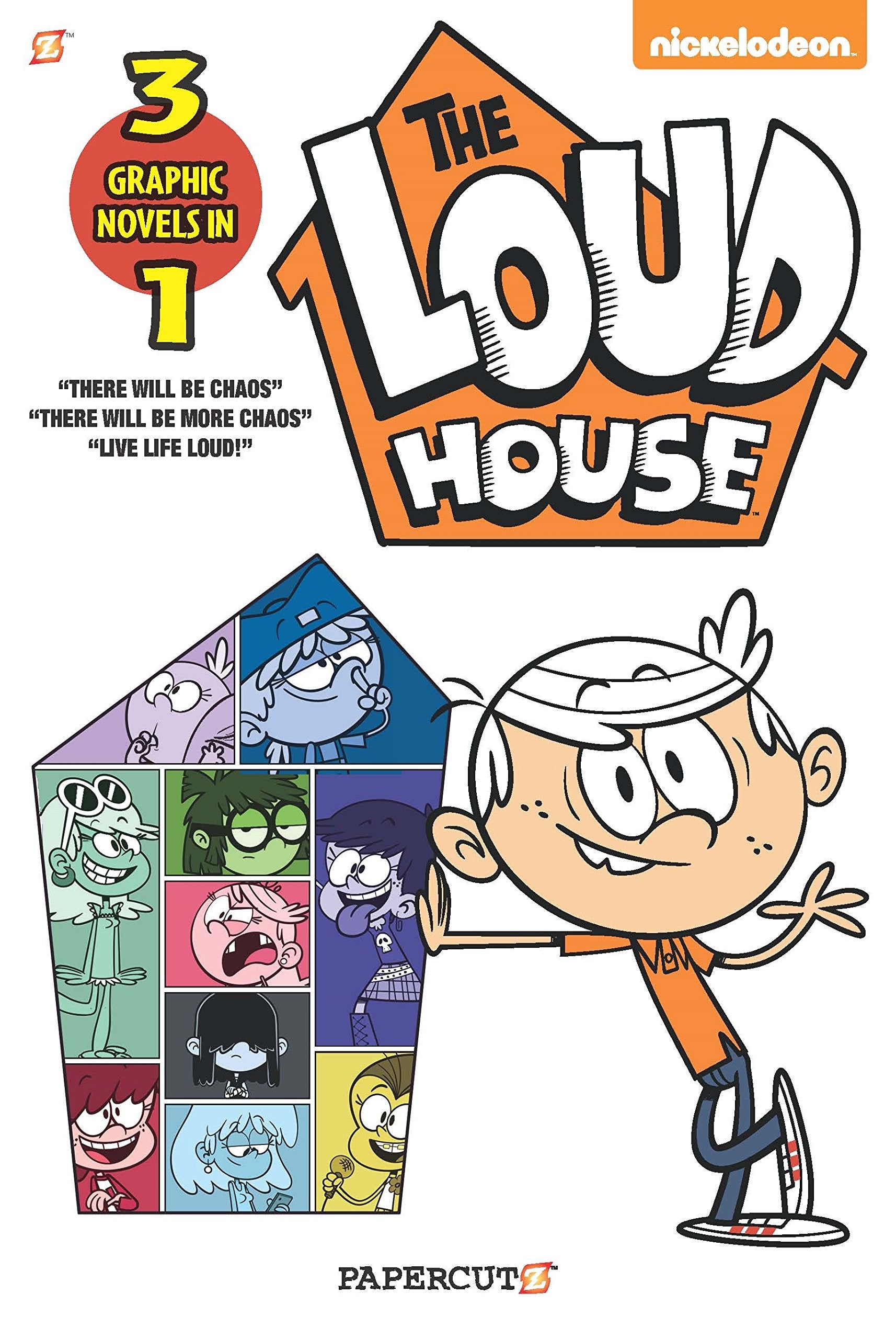 The Loud House 3in1: There will be Chaos, There Will be More Chaos, and Live Life Loud! (1),Used