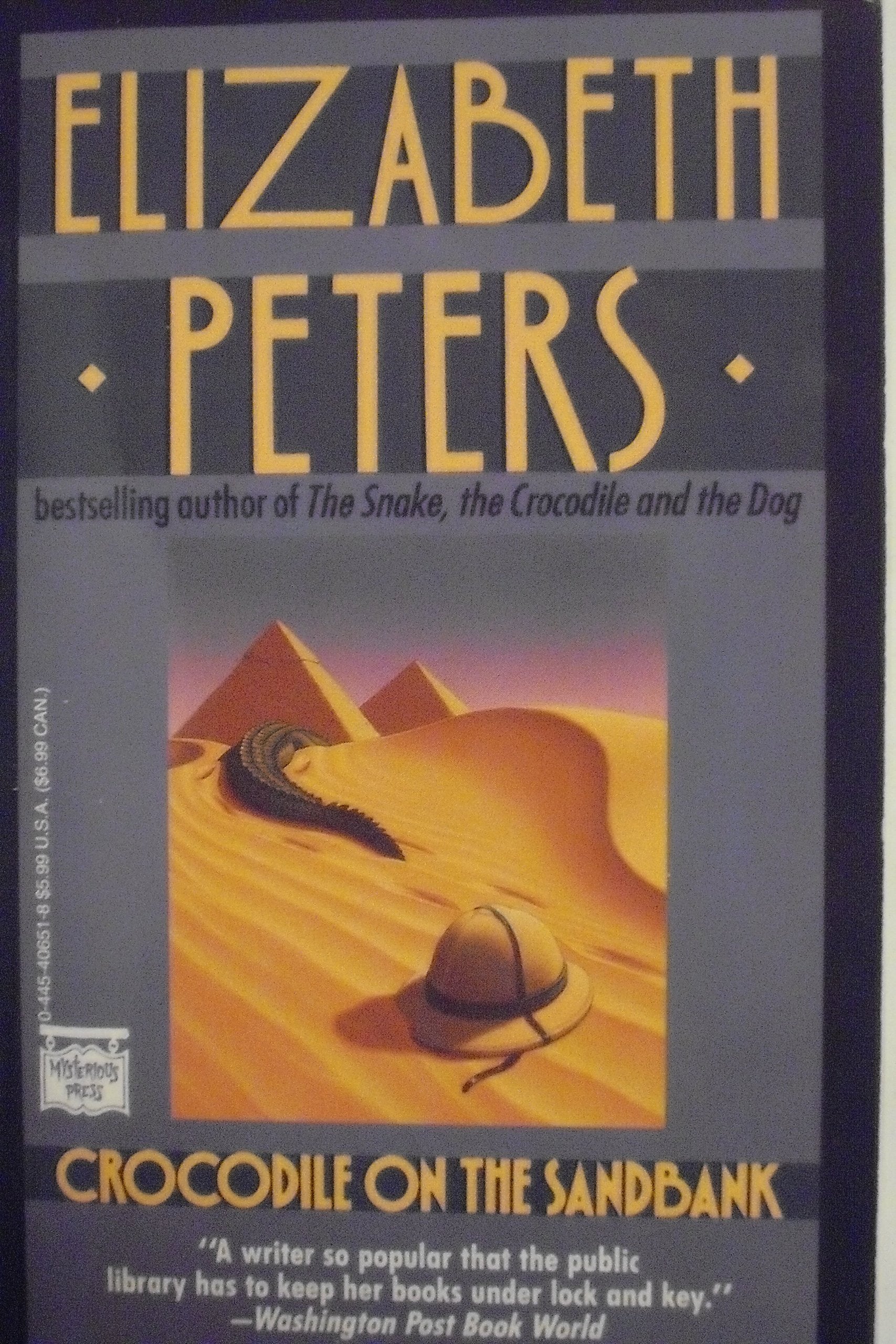 Crocodile On The Sandbank (Amelia Peabody)-used