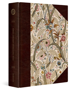Esv Single Column Journaling Bible, Large Print (Summer Garden)