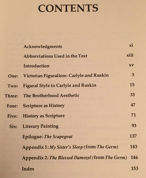 Fact into figure: Typology in Carlyle, Ruskin, and the PreRaphaelite Brotherhood,Used