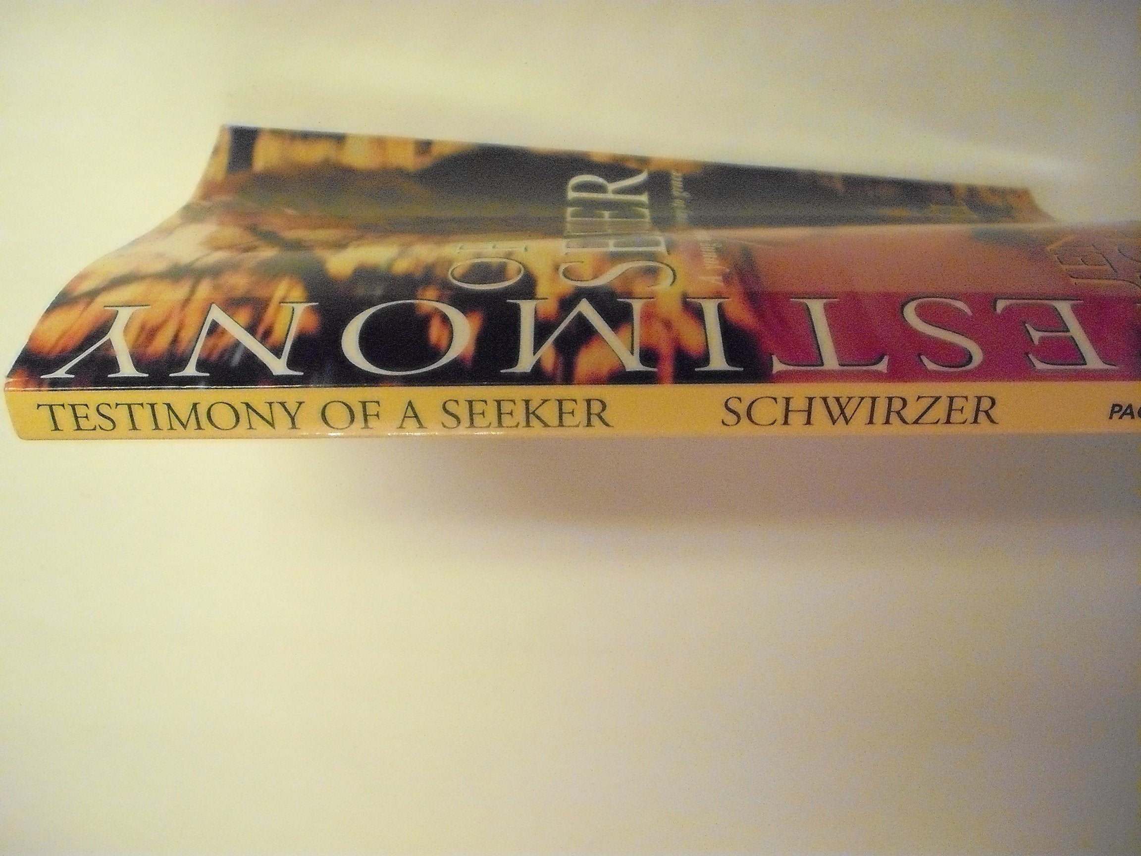 Testimony of a Seeker: A Young Woman's Journey to Grace,Used