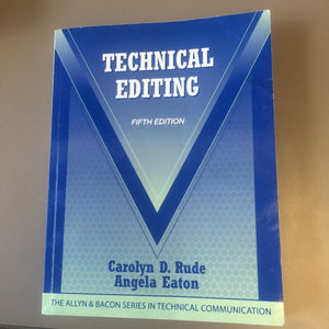 Technical Editing (The Allyn & Bacon Seriesin Technical Communication),Used