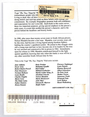 Nelson Mandela: Strength and Spirit of a Free South Africa (People Who Have Helped the World),Used