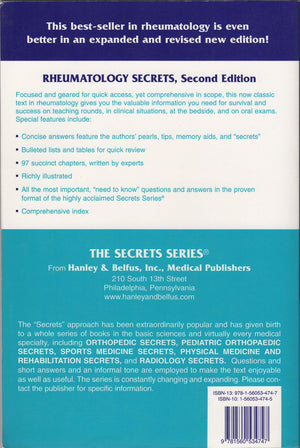 Rheumatology Secrets,Used
