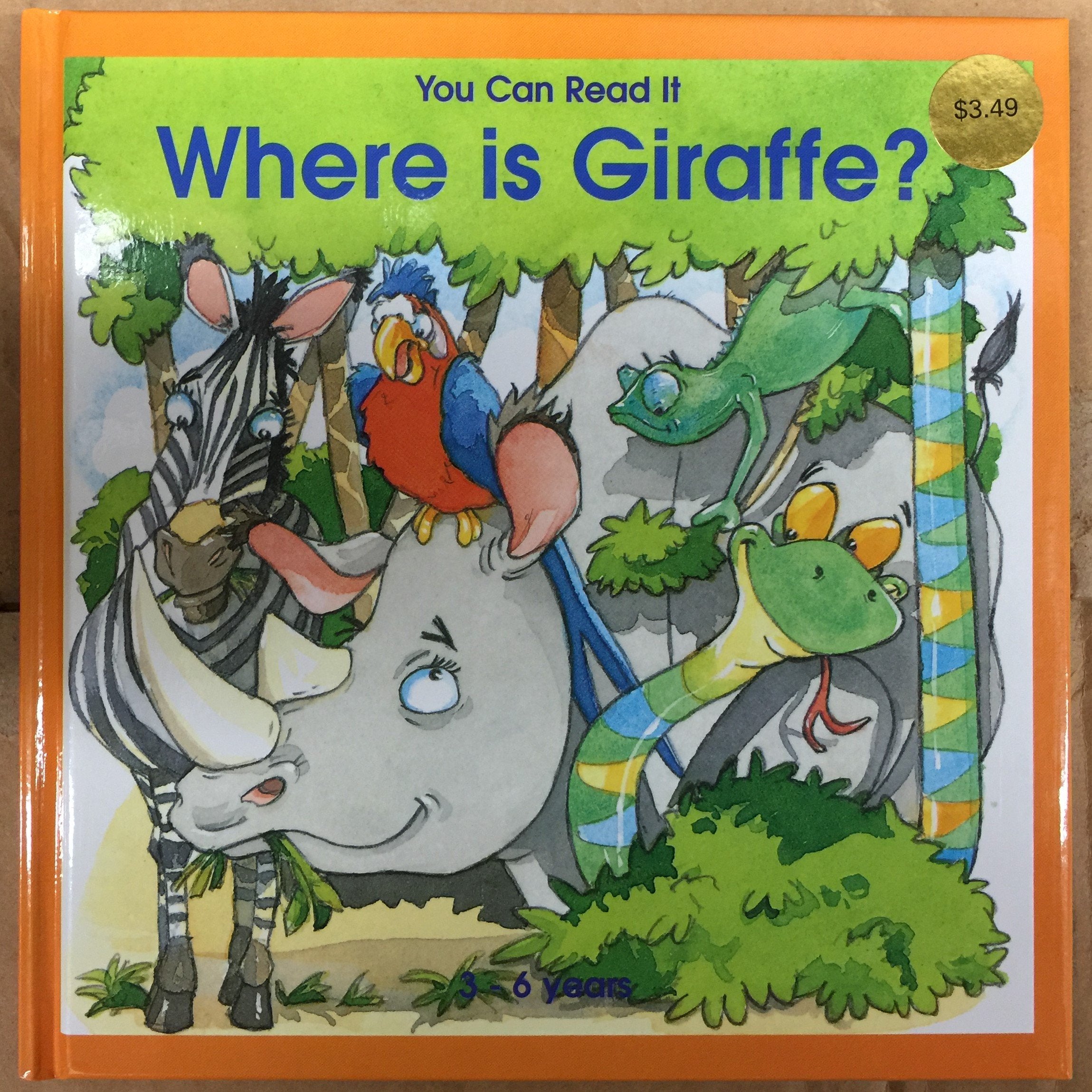 Where Is Giraffe? (You Can Read It),Used