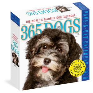 365 Dogs PageADay Calendar 2020,Used