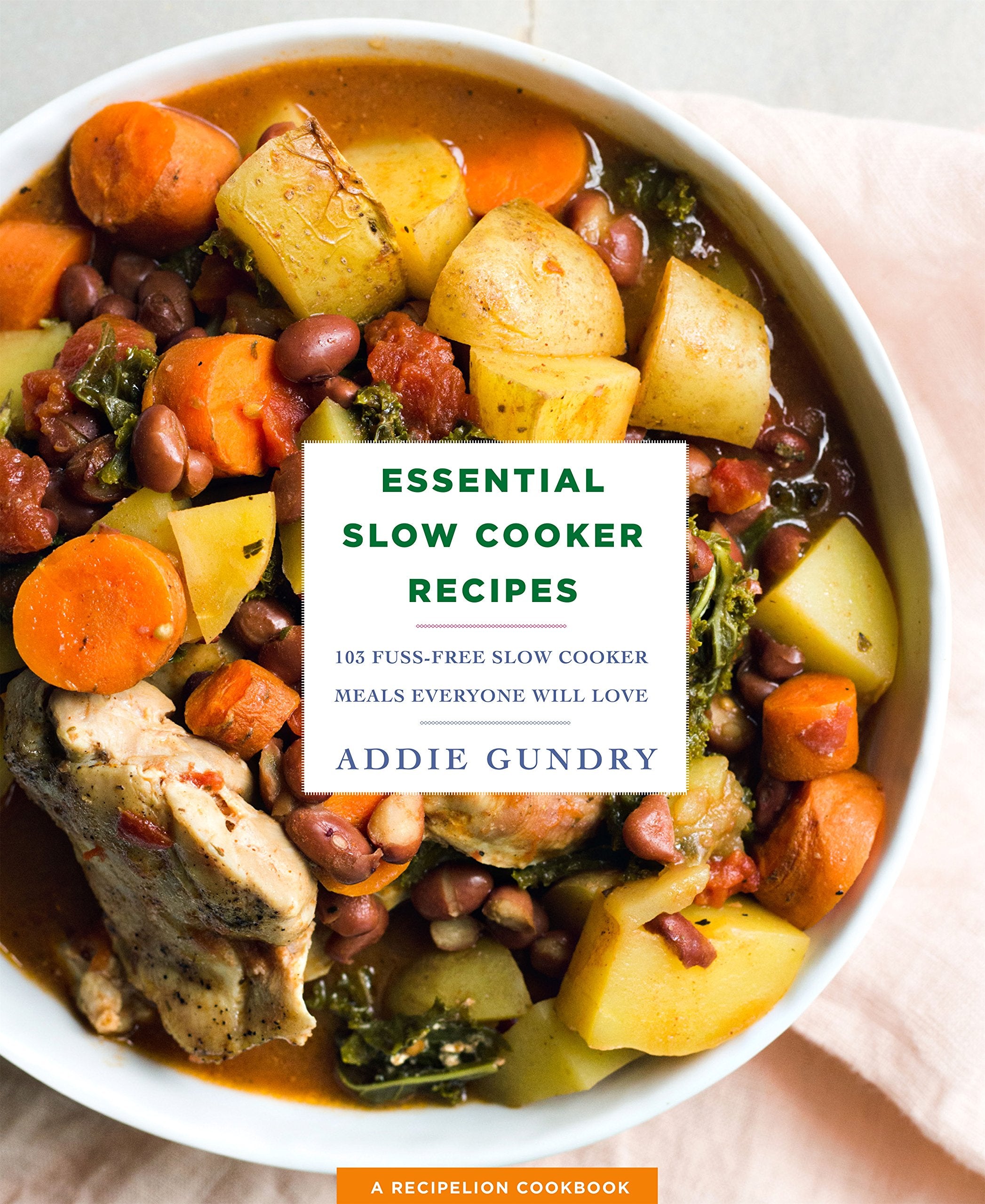 Essential Slow Cooker Recipes: 103 FussFree Slow Cooker Meals Everyone Will Love (RecipeLion),Used