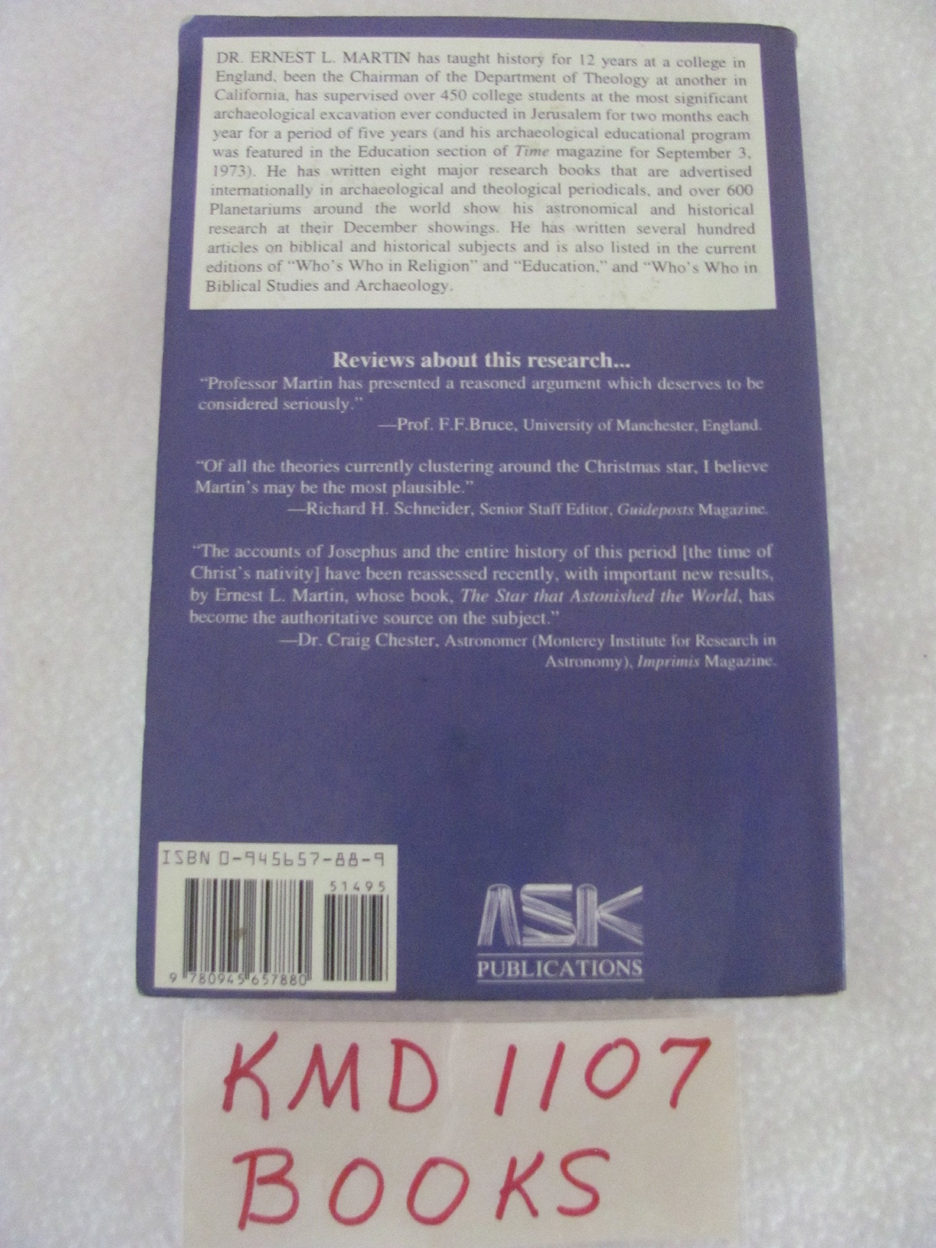 The Star That Astonished the World,Used